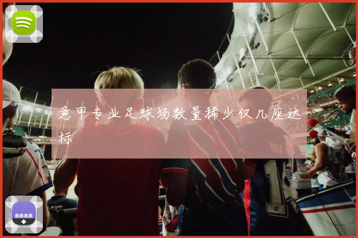 意甲专业足球场数量稀少仅几座达标